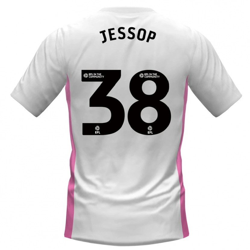 Danxen Dames Liam Jessop #38 Wit Rood Uitshirt Uittenue 2025/26 T-Shirt