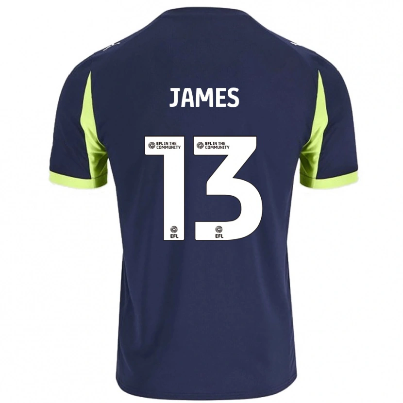 Danxen Dames Dominic James #13 Marine Fluorescerend Groen Uitshirt Uittenue 2025/26 T-Shirt