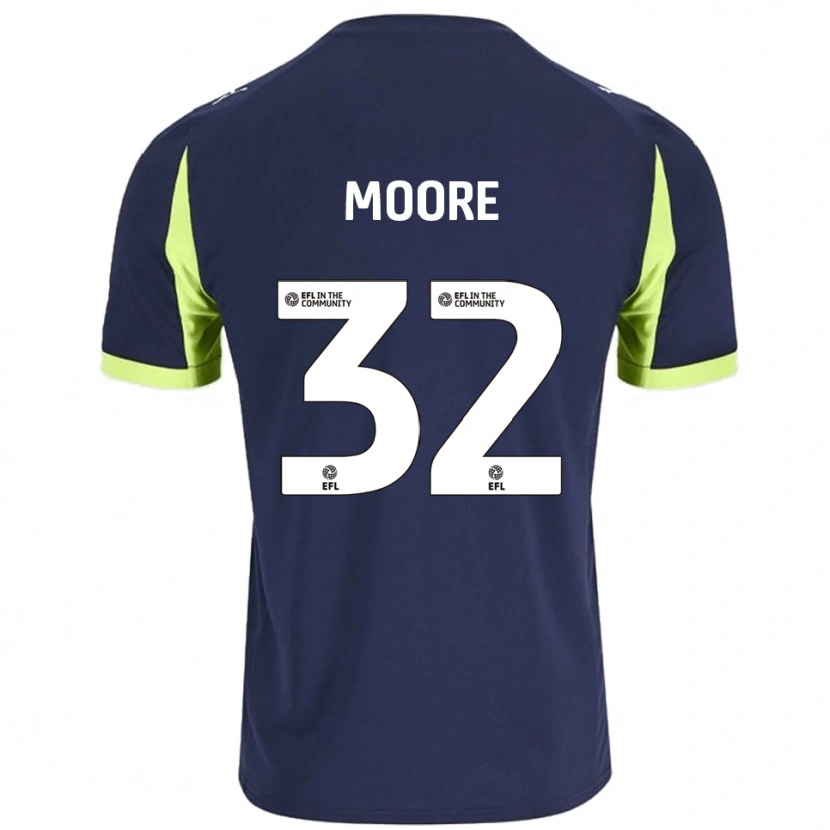 Danxen Dames Luca Moore #32 Marine Fluorescerend Groen Uitshirt Uittenue 2025/26 T-Shirt