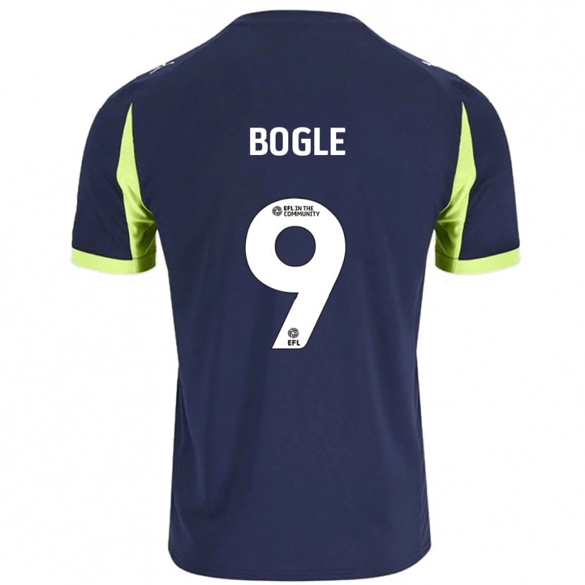Danxen Dames Omar Bogle #9 Marine Fluorescerend Groen Uitshirt Uittenue 2025/26 T-Shirt
