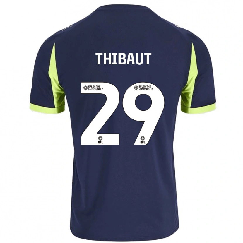 Danxen Dames Adrien Thibaut #29 Marine Fluorescerend Groen Uitshirt Uittenue 2025/26 T-Shirt