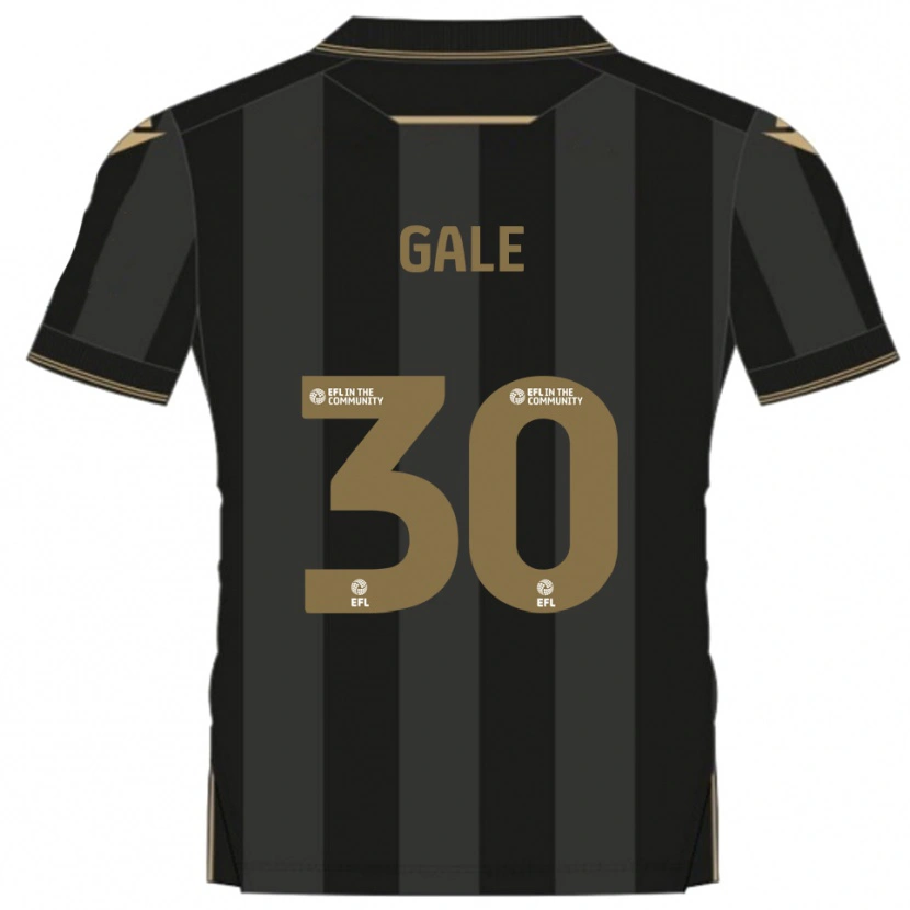 Danxen Dames Sam Gale #30 Zwart Goud Uitshirt Uittenue 2025/26 T-Shirt