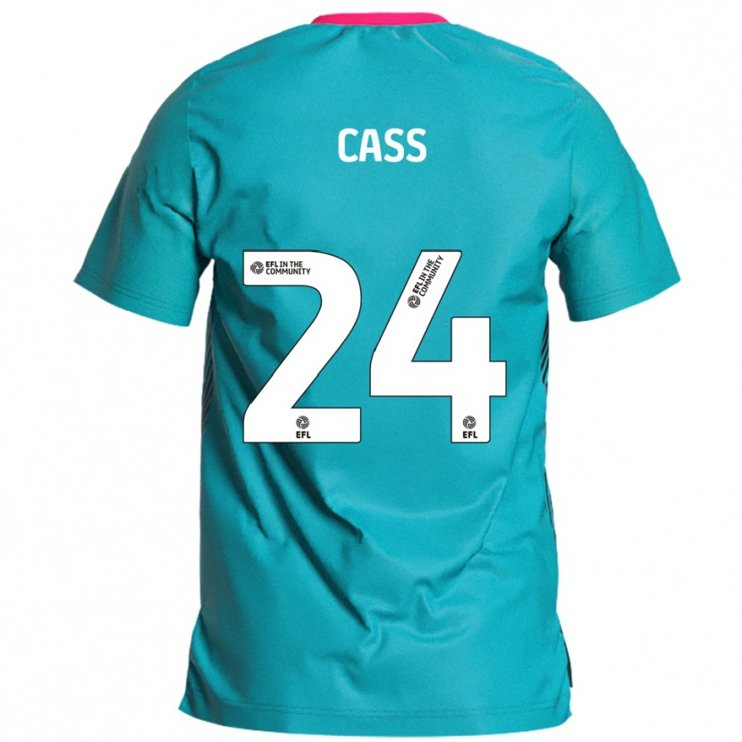 Danxen Dames Lewis Cass #24 Hemelsblauw Roze Uitshirt Uittenue 2025/26 T-Shirt