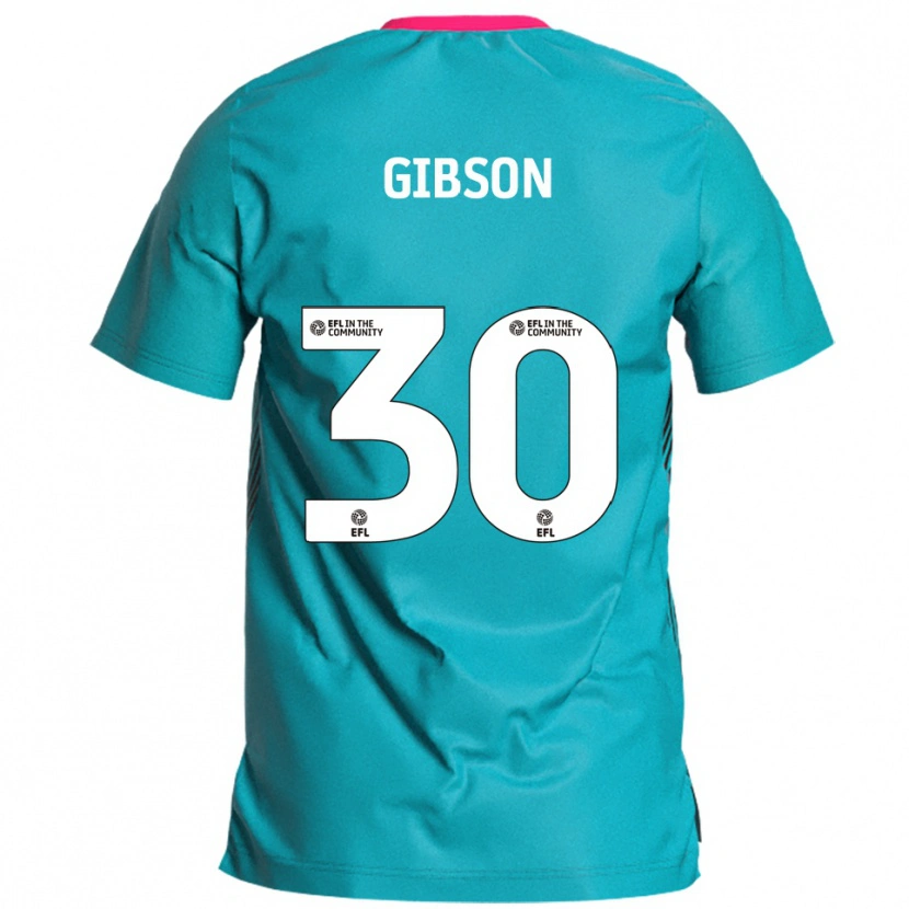 Danxen Dames Liam Gibson #30 Hemelsblauw Roze Uitshirt Uittenue 2025/26 T-Shirt