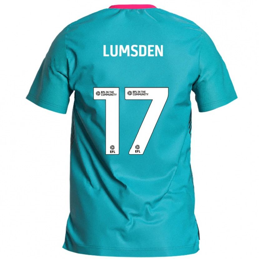 Danxen Dames Alfie Lumsden #17 Hemelsblauw Roze Uitshirt Uittenue 2025/26 T-Shirt