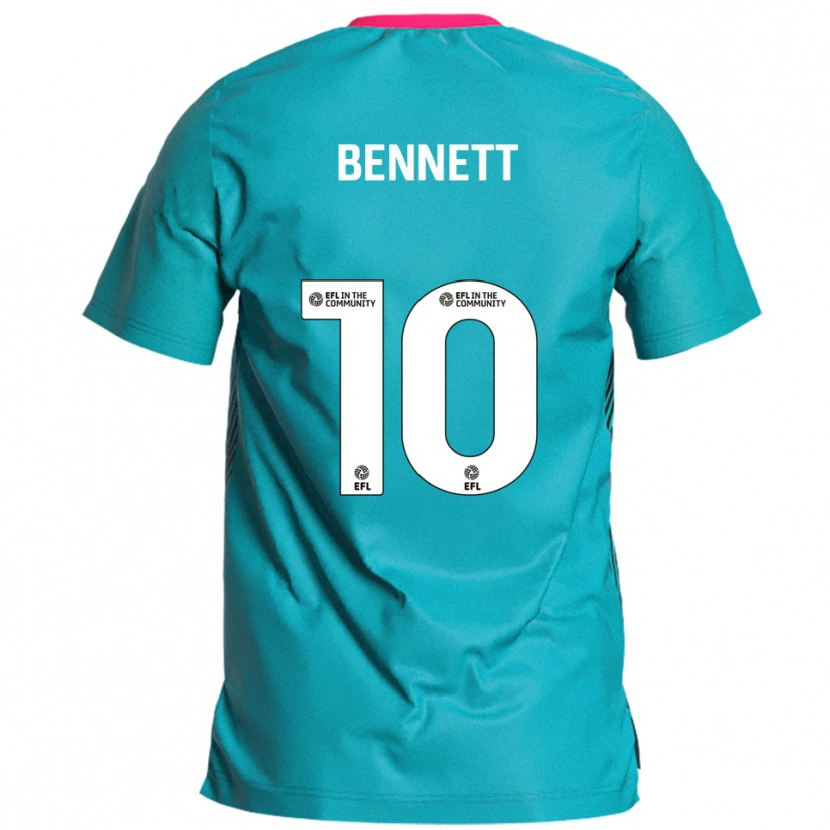 Danxen Dames Mason Bennett #10 Hemelsblauw Roze Uitshirt Uittenue 2025/26 T-Shirt