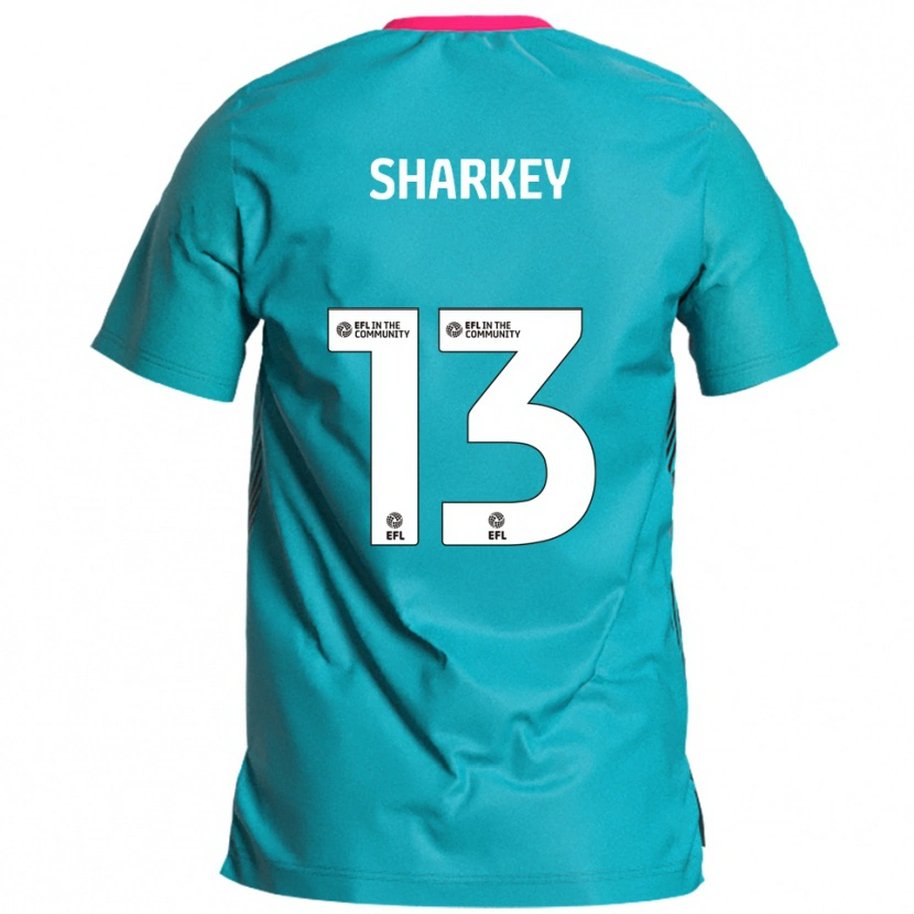 Danxen Dames Toby Sharkey #13 Hemelsblauw Roze Uitshirt Uittenue 2025/26 T-Shirt
