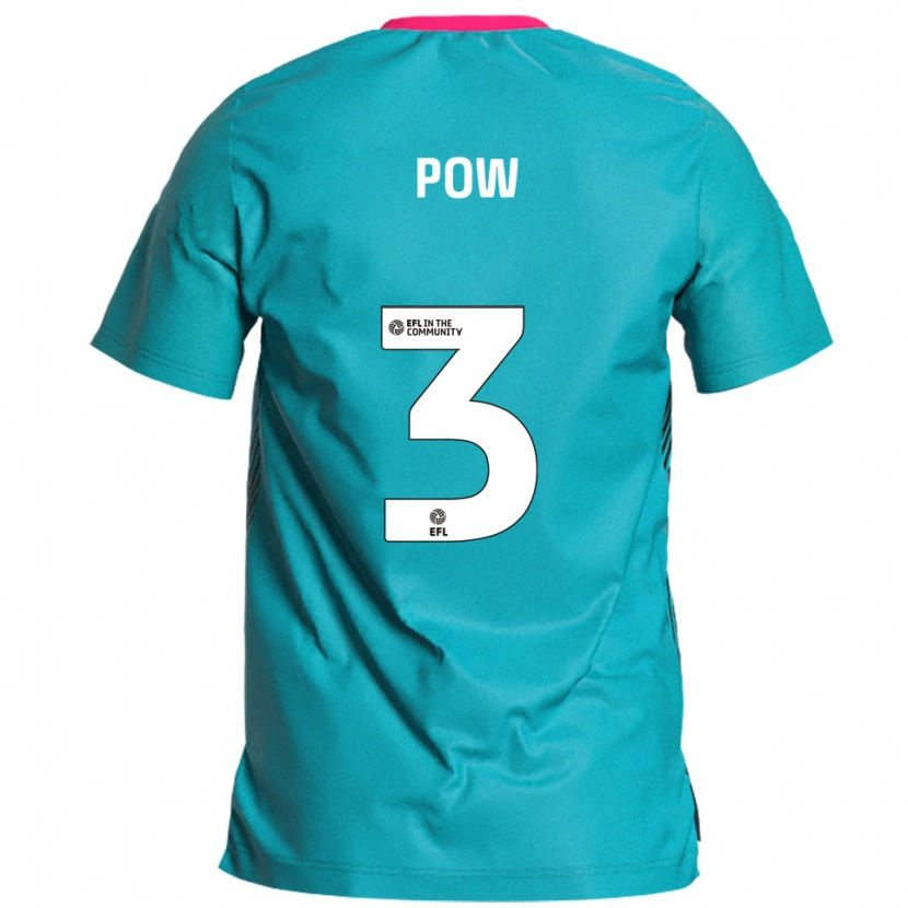 Danxen Dames Adam Pow #3 Hemelsblauw Roze Uitshirt Uittenue 2025/26 T-Shirt