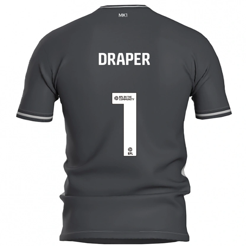 Danxen Dames Anna Draper #1 Grijs Zilver Uitshirt Uittenue 2025/26 T-Shirt