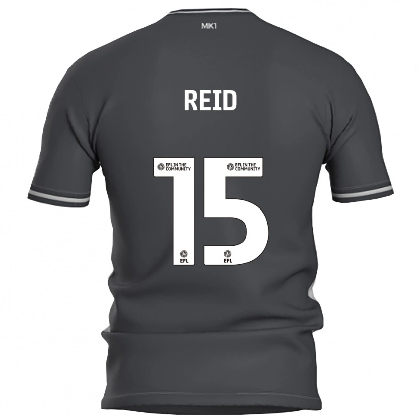 Danxen Dames Mia Reid #15 Grijs Zilver Uitshirt Uittenue 2025/26 T-Shirt