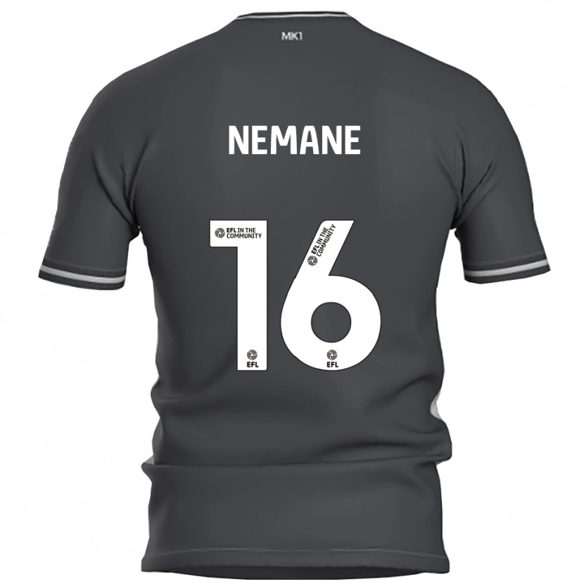 Danxen Dames Aaron Nemane #16 Grijs Zilver Uitshirt Uittenue 2025/26 T-Shirt