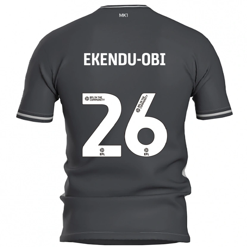 Danxen Dames Ugomma Ekendu-Obi #26 Grijs Zilver Uitshirt Uittenue 2025/26 T-Shirt