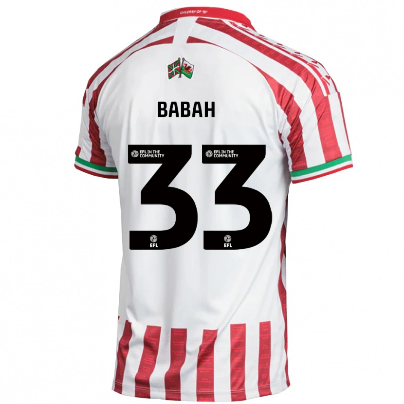 Danxen Dames Armani Babah #33 Rood Wit Uitshirt Uittenue 2025/26 T-Shirt