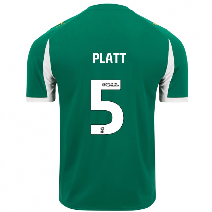 Danxen Dames Matty Platt #5 Groen Wit Uitshirt Uittenue 2025/26 T-Shirt