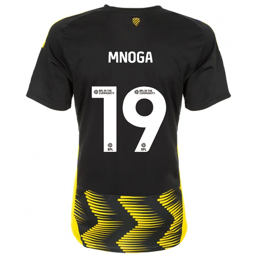 Danxen Dames Haji Mnoga #19 Zwart Geel Uitshirt Uittenue 2025/26 T-Shirt
