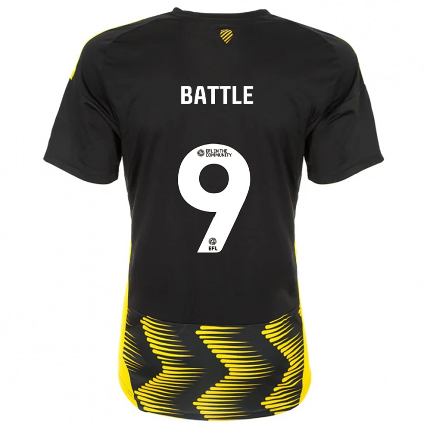 Danxen Dames Jess Battle #9 Zwart Geel Uitshirt Uittenue 2025/26 T-Shirt
