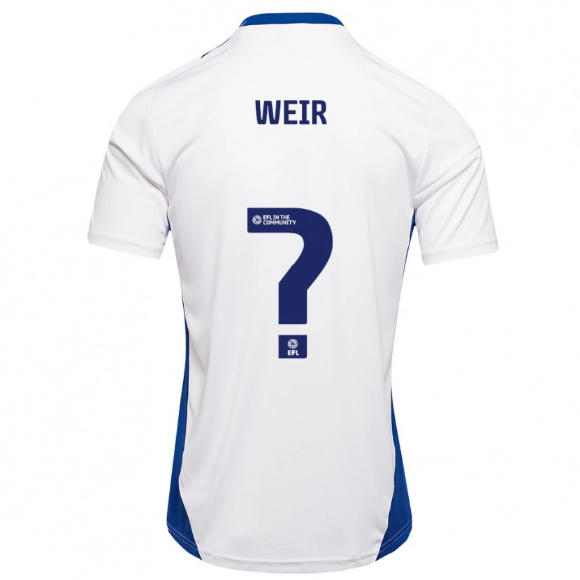 Danxen Dames Taye Weir #0 Wit Blauw Uitshirt Uittenue 2025/26 T-Shirt