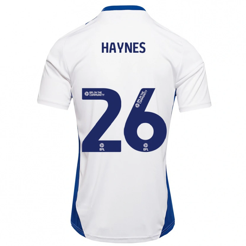 Danxen Dames Billie Haynes #26 Wit Blauw Uitshirt Uittenue 2025/26 T-Shirt