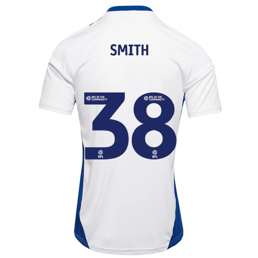 Danxen Dames Sam Smith #38 Wit Blauw Uitshirt Uittenue 2025/26 T-Shirt