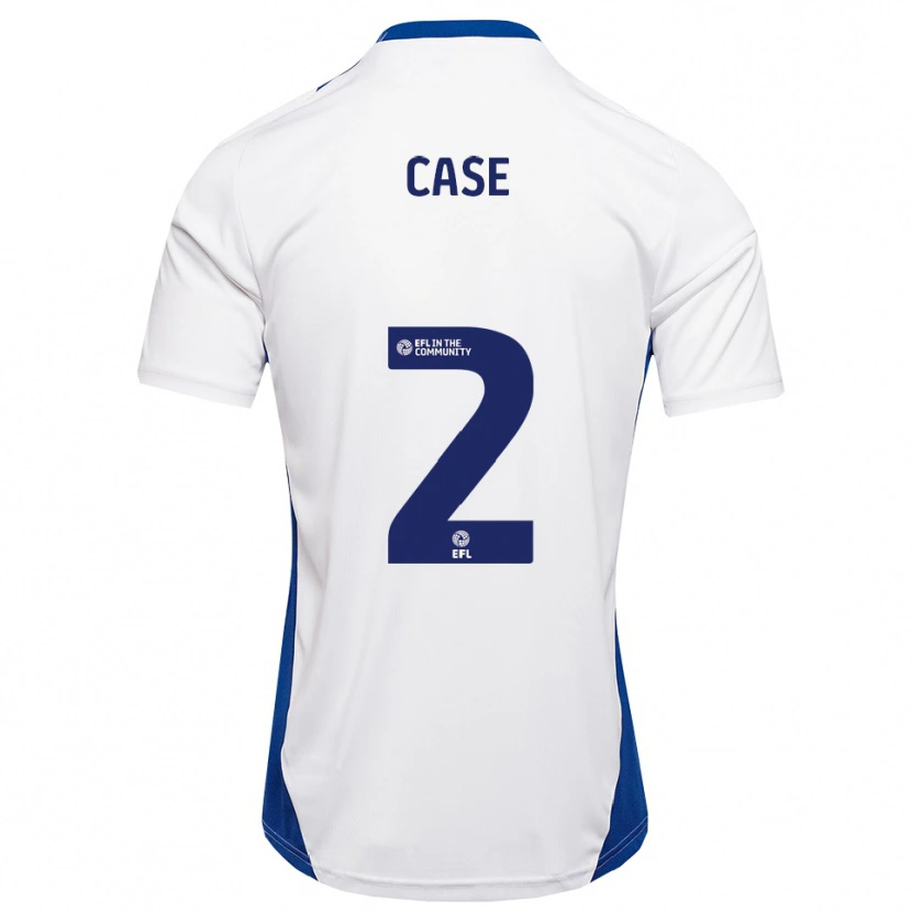 Danxen Dames Ollie Case #2 Wit Blauw Uitshirt Uittenue 2025/26 T-Shirt