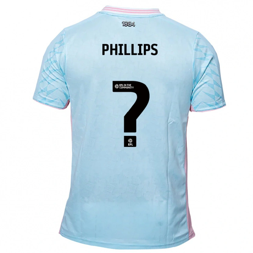 Danxen Dames Ruby Phillips #0 Hemelsblauw Roze Uitshirt Uittenue 2025/26 T-Shirt