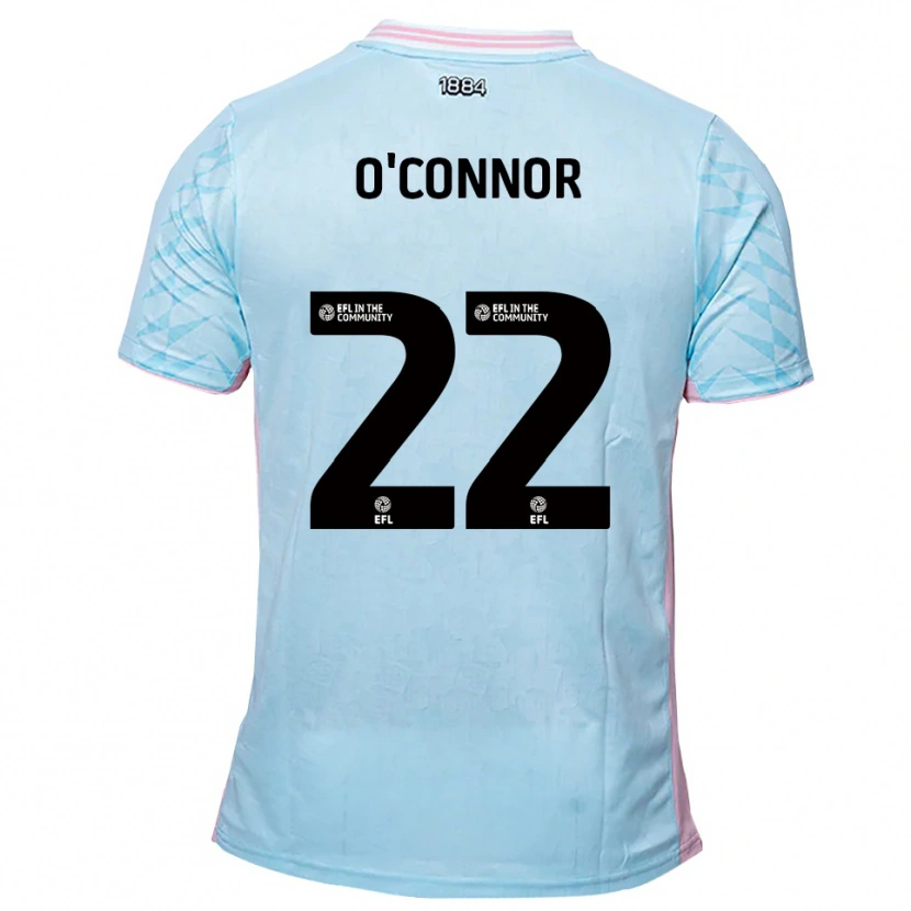 Danxen Dames Lee O'connor #22 Hemelsblauw Roze Uitshirt Uittenue 2025/26 T-Shirt