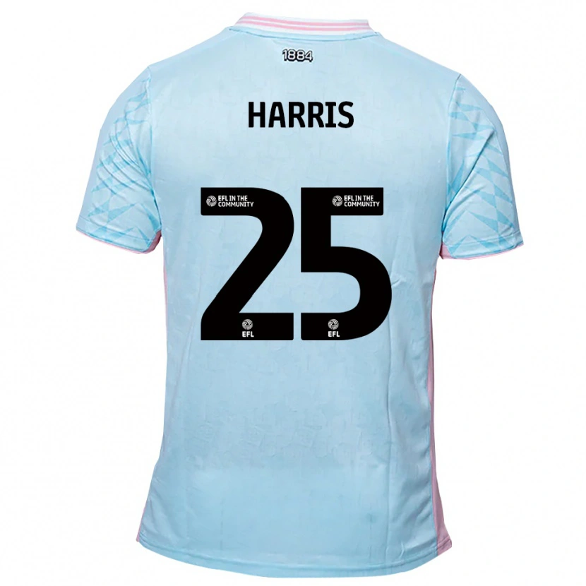 Danxen Dames Taylan Harris #25 Hemelsblauw Roze Uitshirt Uittenue 2025/26 T-Shirt