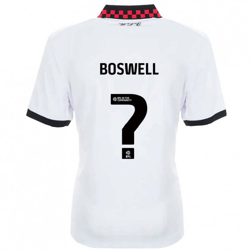 Danxen Dames Lucy Boswell #0 Wit Zwart Uitshirt Uittenue 2025/26 T-Shirt