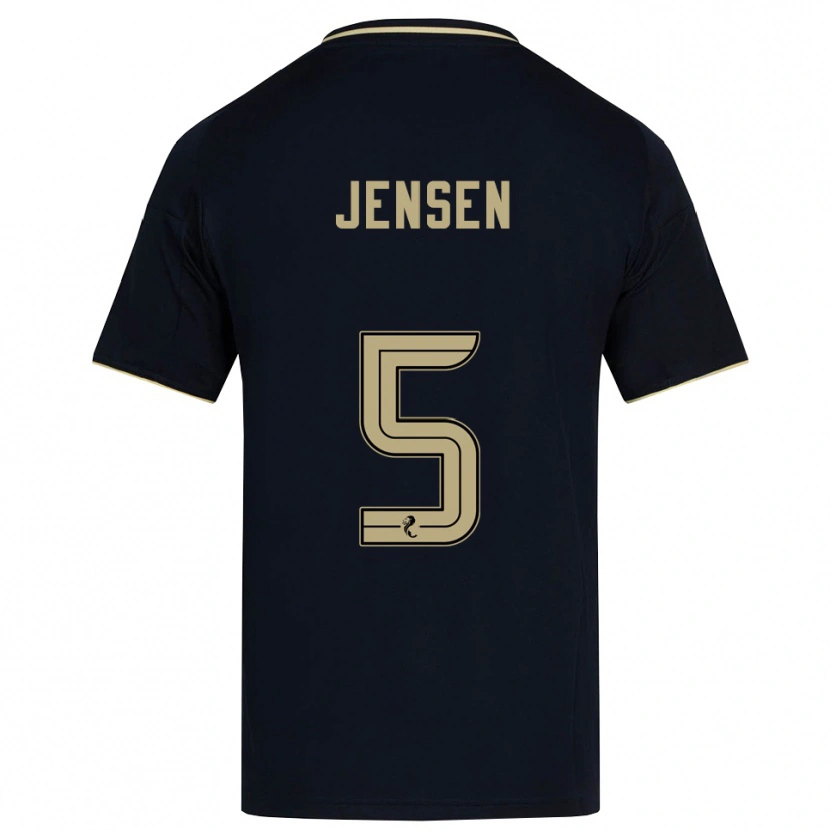 Danxen Dames Richard Jensen #5 Marine Goud Uitshirt Uittenue 2025/26 T-Shirt