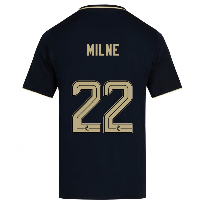 Danxen Dames Jack Milne #22 Marine Goud Uitshirt Uittenue 2025/26 T-Shirt