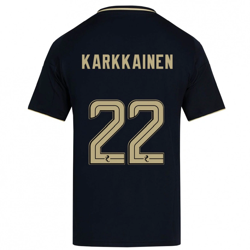 Danxen Dames Elena Kärkkäinen #22 Marine Goud Uitshirt Uittenue 2025/26 T-Shirt