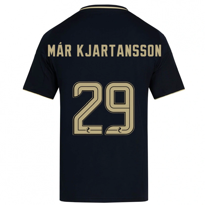 Danxen Dames Kjartan Már Kjartansson #29 Marine Goud Uitshirt Uittenue 2025/26 T-Shirt