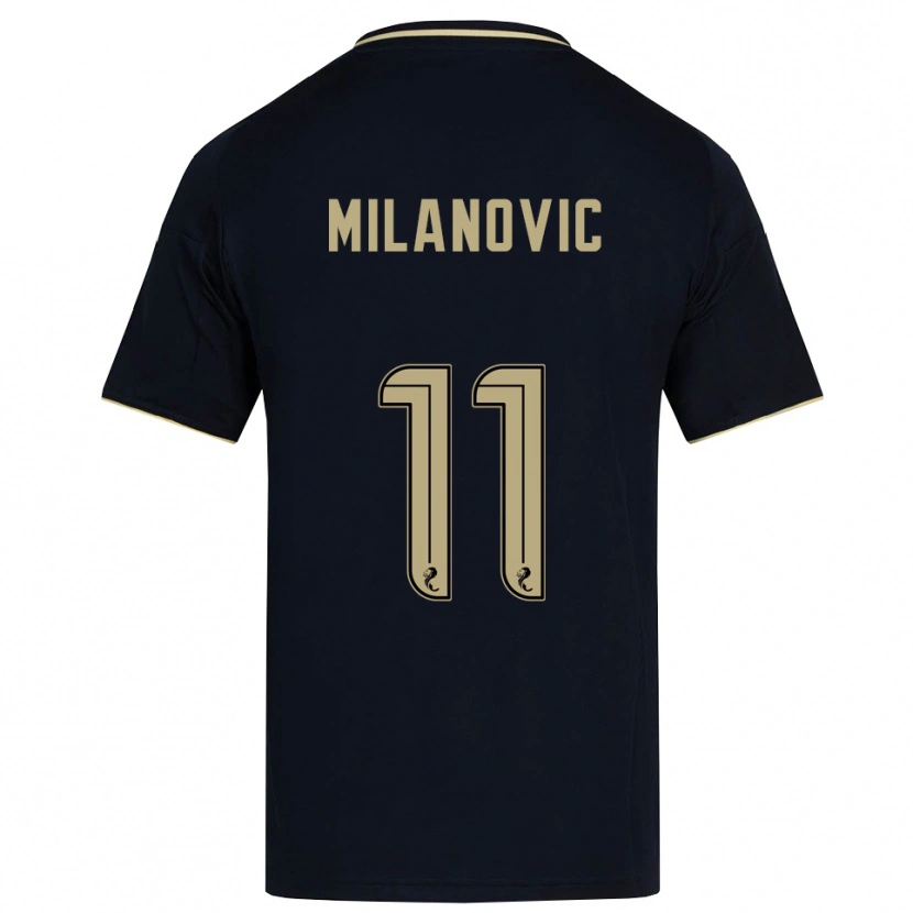Danxen Dames Nicolas Milanovic #11 Marine Goud Uitshirt Uittenue 2025/26 T-Shirt
