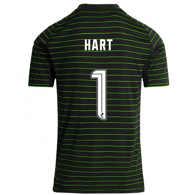Danxen Dames Joe Hart #1 Zwart Groen Uitshirt Uittenue 2025/26 T-Shirt