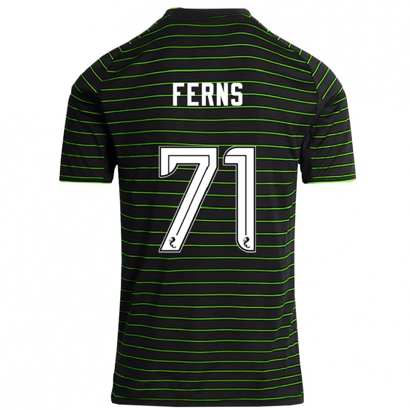 Danxen Dames Abbie Ferns #71 Zwart Groen Uitshirt Uittenue 2025/26 T-Shirt