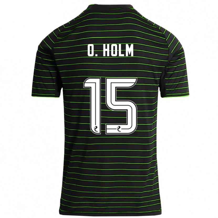 Danxen Dames Odin Thiago Holm #15 Zwart Groen Uitshirt Uittenue 2025/26 T-Shirt