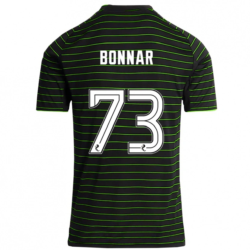 Danxen Dames Jude Bonnar #73 Zwart Groen Uitshirt Uittenue 2025/26 T-Shirt