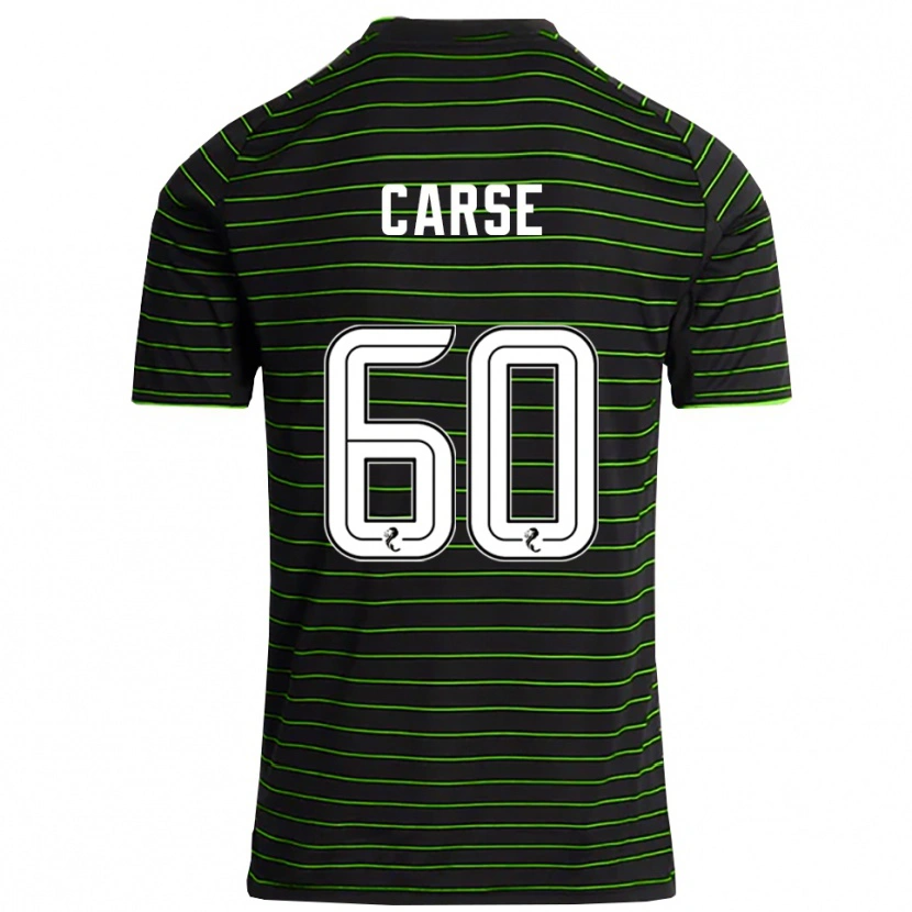 Danxen Dames Mackenzie Carse #60 Zwart Groen Uitshirt Uittenue 2025/26 T-Shirt