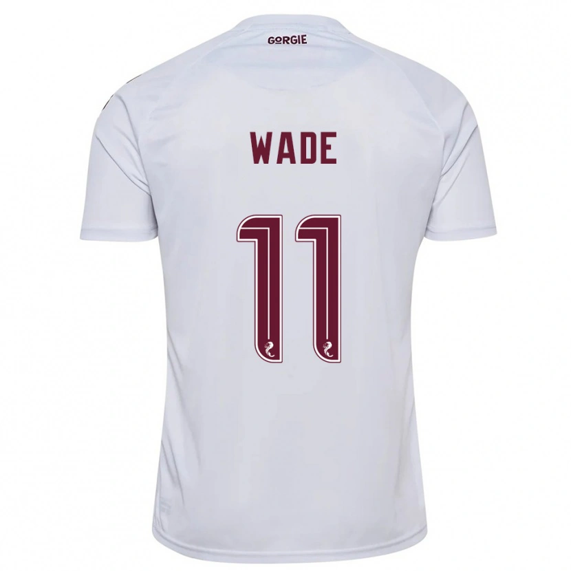 Danxen Dames Lauren Wade #11 Wit Bordeauxrood Uitshirt Uittenue 2025/26 T-Shirt