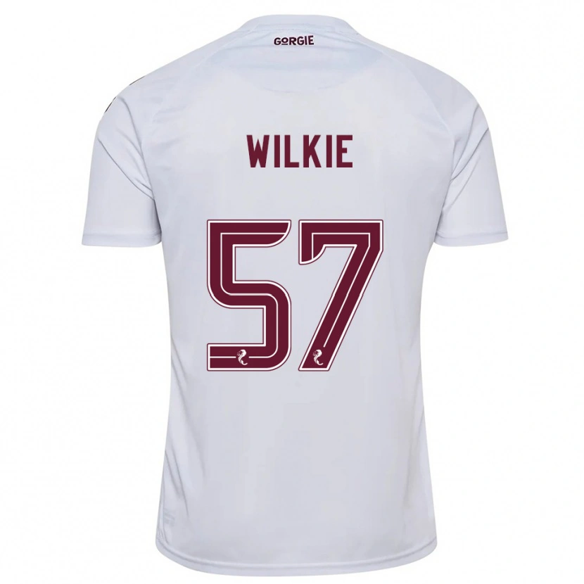 Danxen Dames Coupar Wilkie #57 Wit Bordeauxrood Uitshirt Uittenue 2025/26 T-Shirt