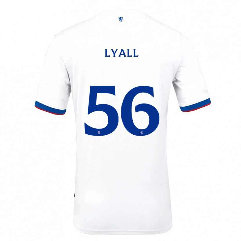 Danxen Dames Arron Lyall #56 Wit Rood Blauw Uitshirt Uittenue 2025/26 T-Shirt