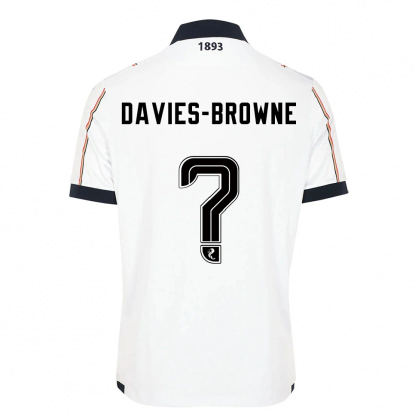 Danxen Dames Tobias Davies-Browne #0 Wit Marine Rood Uitshirt Uittenue 2025/26 T-Shirt
