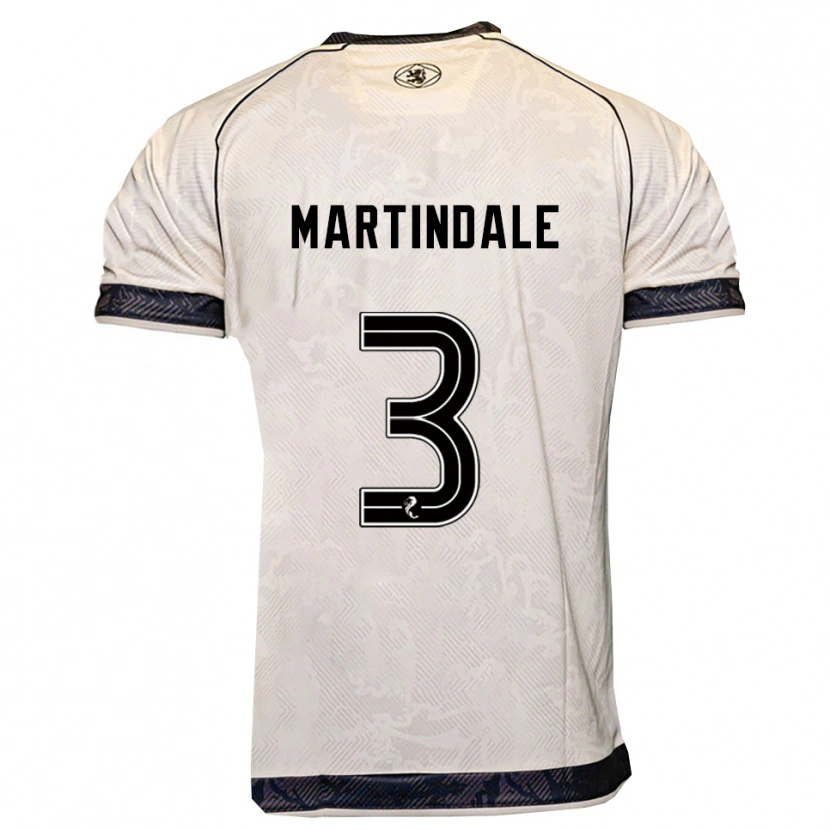 Danxen Dames Amilie Martindale #3 Wit Zwart Uitshirt Uittenue 2025/26 T-Shirt