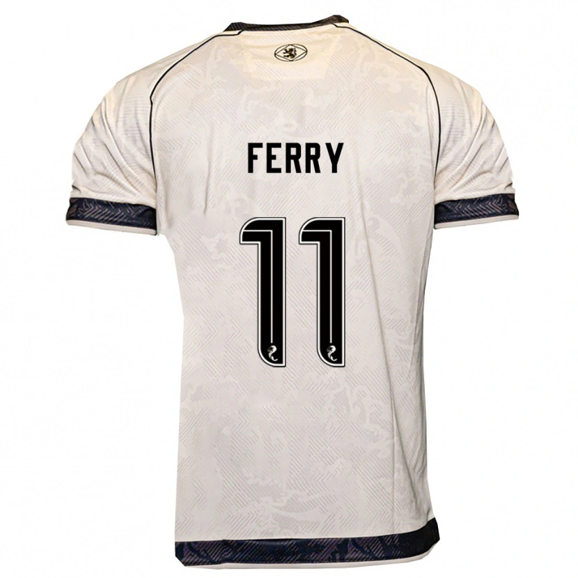 Danxen Dames Will Ferry #11 Wit Zwart Uitshirt Uittenue 2025/26 T-Shirt
