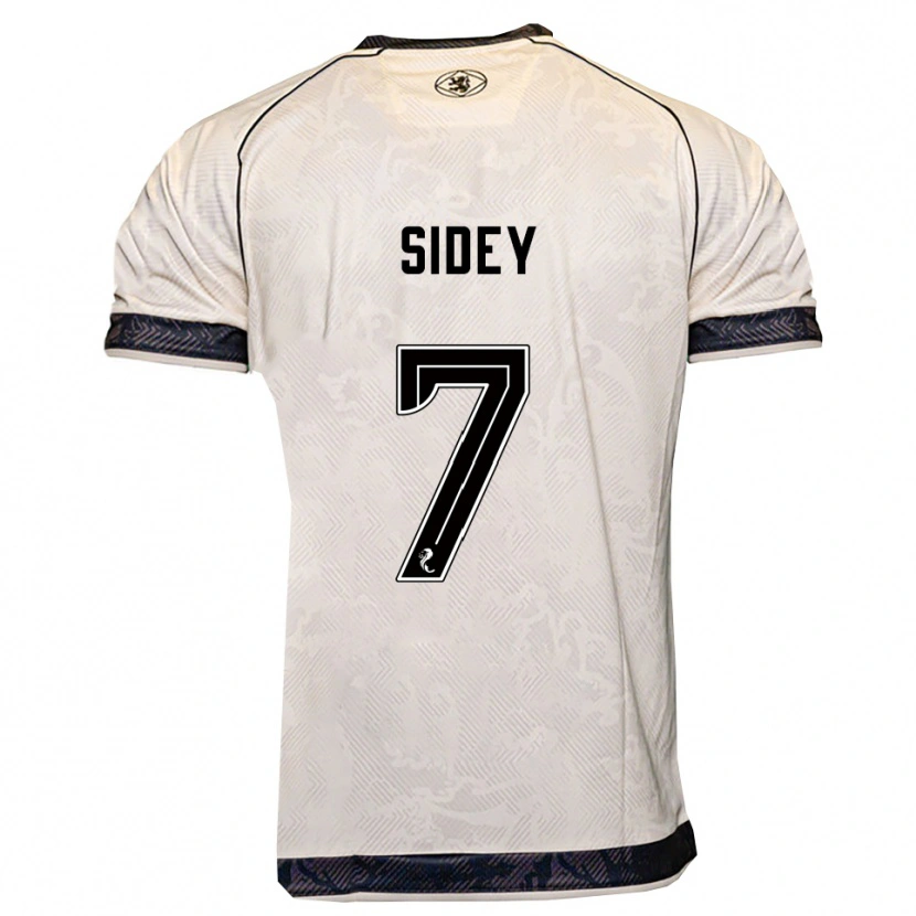 Danxen Dames Leah Sidey #7 Wit Zwart Uitshirt Uittenue 2025/26 T-Shirt