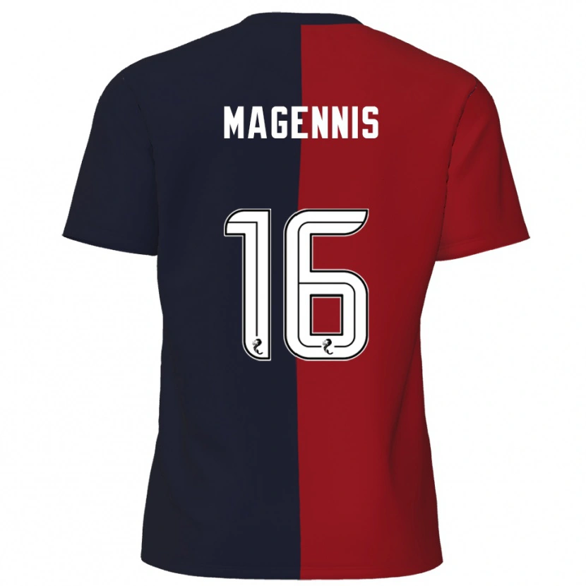 Danxen Dames Kyle Magennis #16 Rood Marine Uitshirt Uittenue 2025/26 T-Shirt