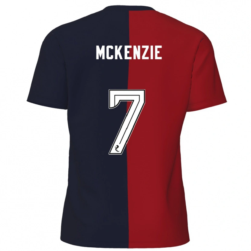 Danxen Dames Rory Mckenzie #7 Rood Marine Uitshirt Uittenue 2025/26 T-Shirt