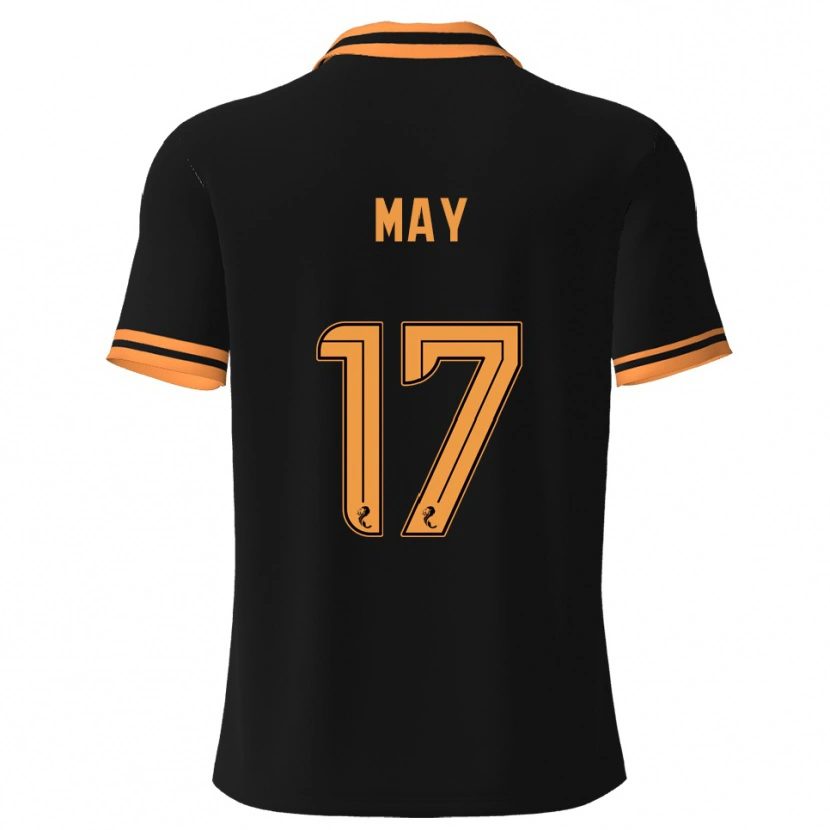 Danxen Dames Stevie May #17 Zwart Geel Uitshirt Uittenue 2025/26 T-Shirt