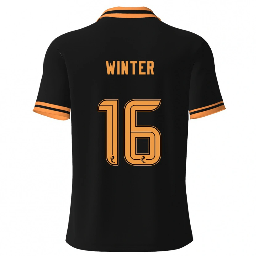 Danxen Dames Andy Winter #16 Zwart Geel Uitshirt Uittenue 2025/26 T-Shirt
