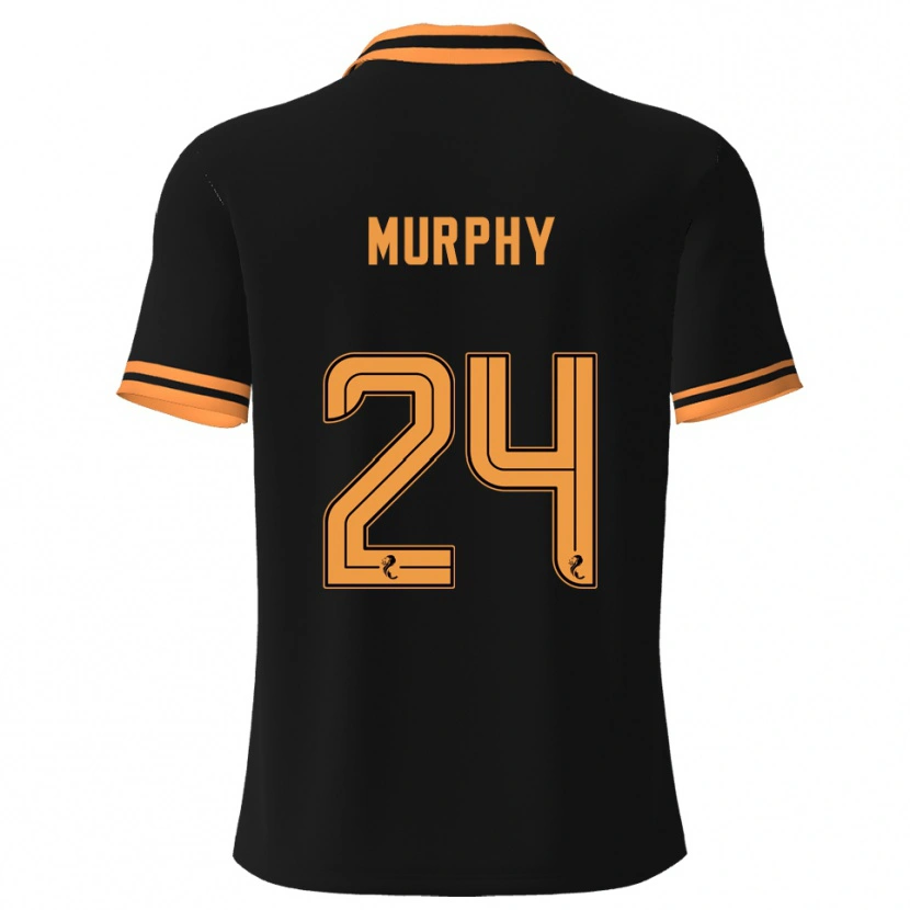 Danxen Dames Jessica Murphy #24 Zwart Geel Uitshirt Uittenue 2025/26 T-Shirt